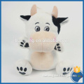 lovely embroidery eyes sitting design cute plush animal toy